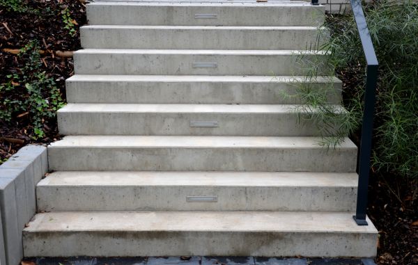 Poured Step Installation in Painesville