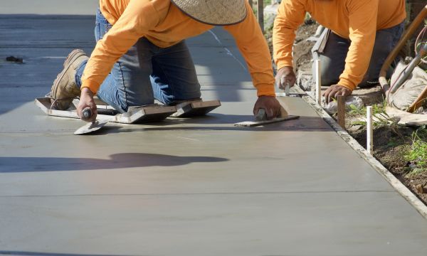 Cement Pad Construction in Painesville