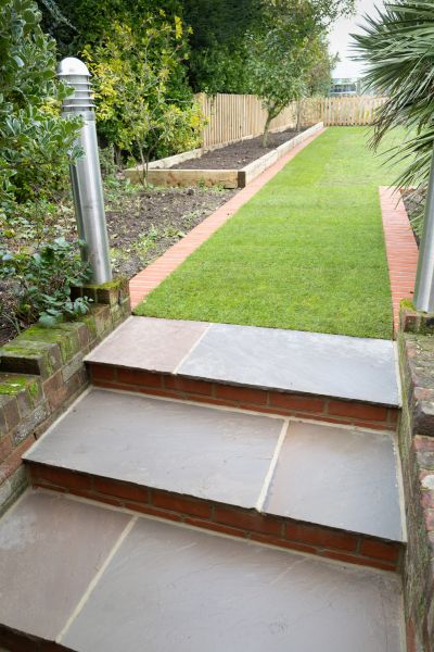 Backyard Steps Installation in Painesville