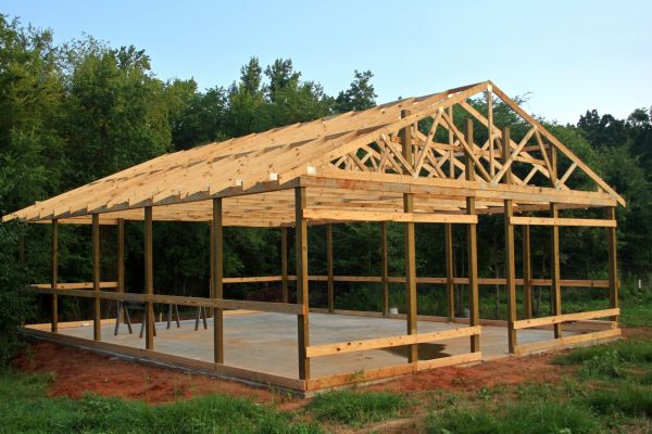 Barn Pad Installation in Painesville