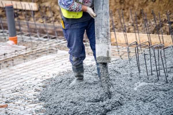 Cabin Foundation Pouring in Painesville